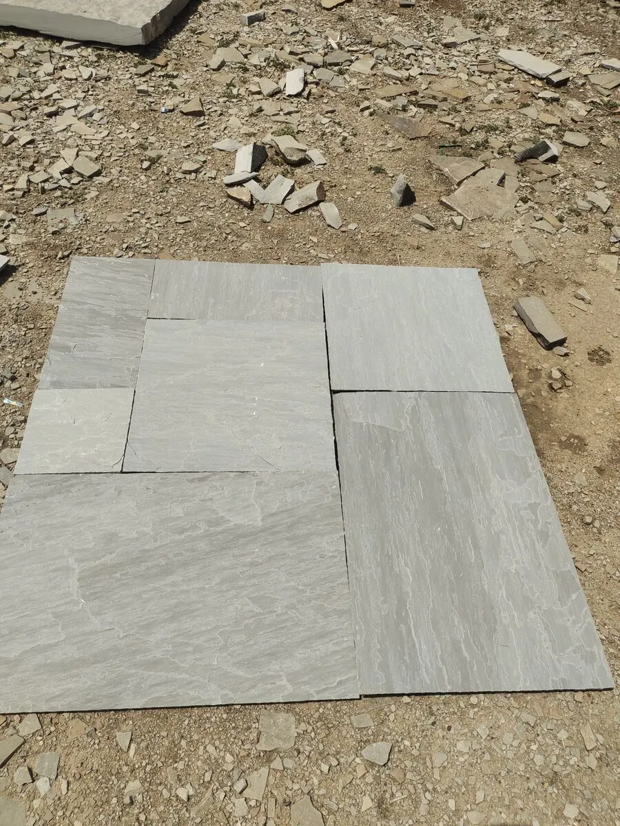 Kandla Grey sandstone paving slabs